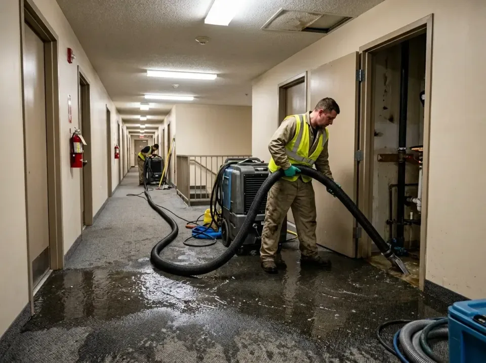 multi-unit-apartment-hallway-f-005 — frequently asked questions, Emergency Burst Pipe Water Extraction & Removal in Flushing…